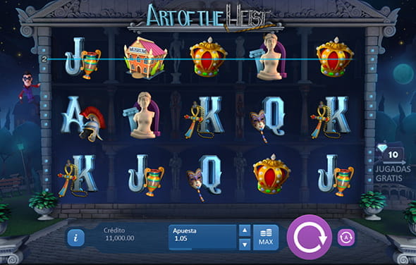 Play the Art of the Heist slot from Playson in a secure casino.