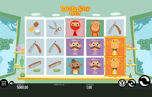 Play the Barber Shop Uncut slot from Thunderkick.