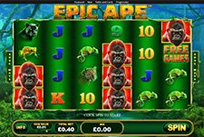 The Epic Ape slot at MansionCasino