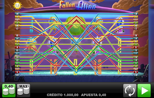 Game to the Fallen Alien slot from Merkur Gaming.