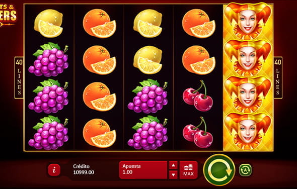 Play the Fruits & Jokers slot from Playson in a secure casino.