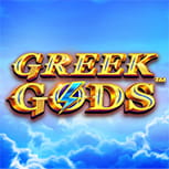 Cover of the Greek Gods slot from Pragmatic Play for online casinos.
