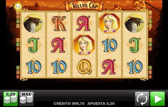 Play Jolly's Cap slot from Merkur Gaming.