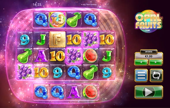 Play the Opal Fruits slot from Big Time Gaming at the Luckia casino.