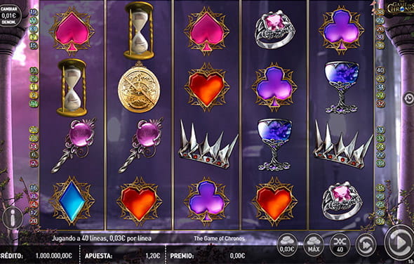 Play The Game of Chronos slot by R. Franco in a casino.