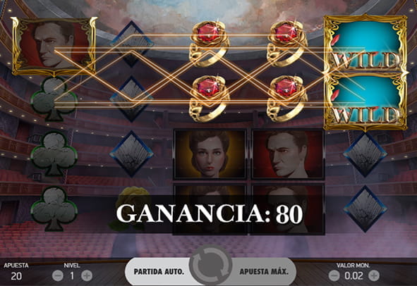 Preview image of The Phantom's Curse slot. In the center, a Play Now button to try the demo version.