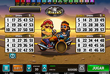 Play MGA Bikers video bingo at Genesis Casino New Zealand.