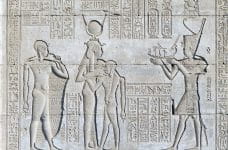 Bas-relief of Ancient Egypt.